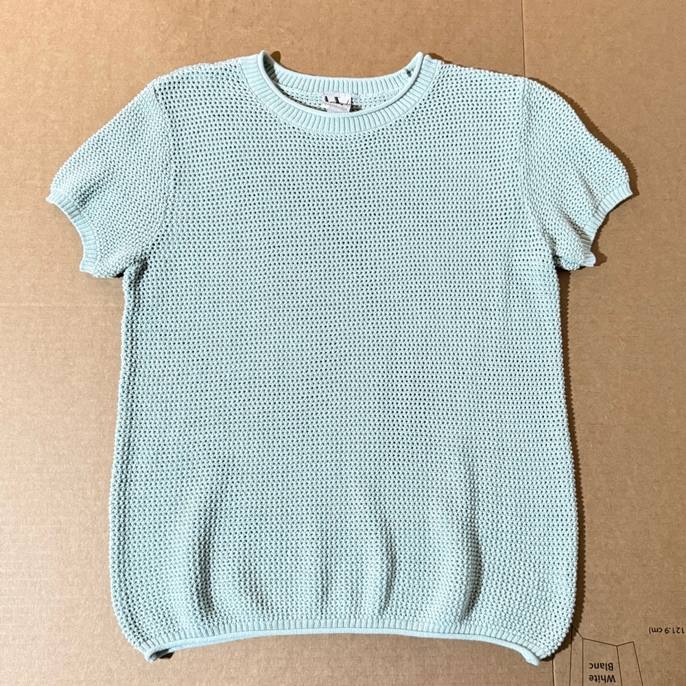 Worthington Sky Blue Knit Top